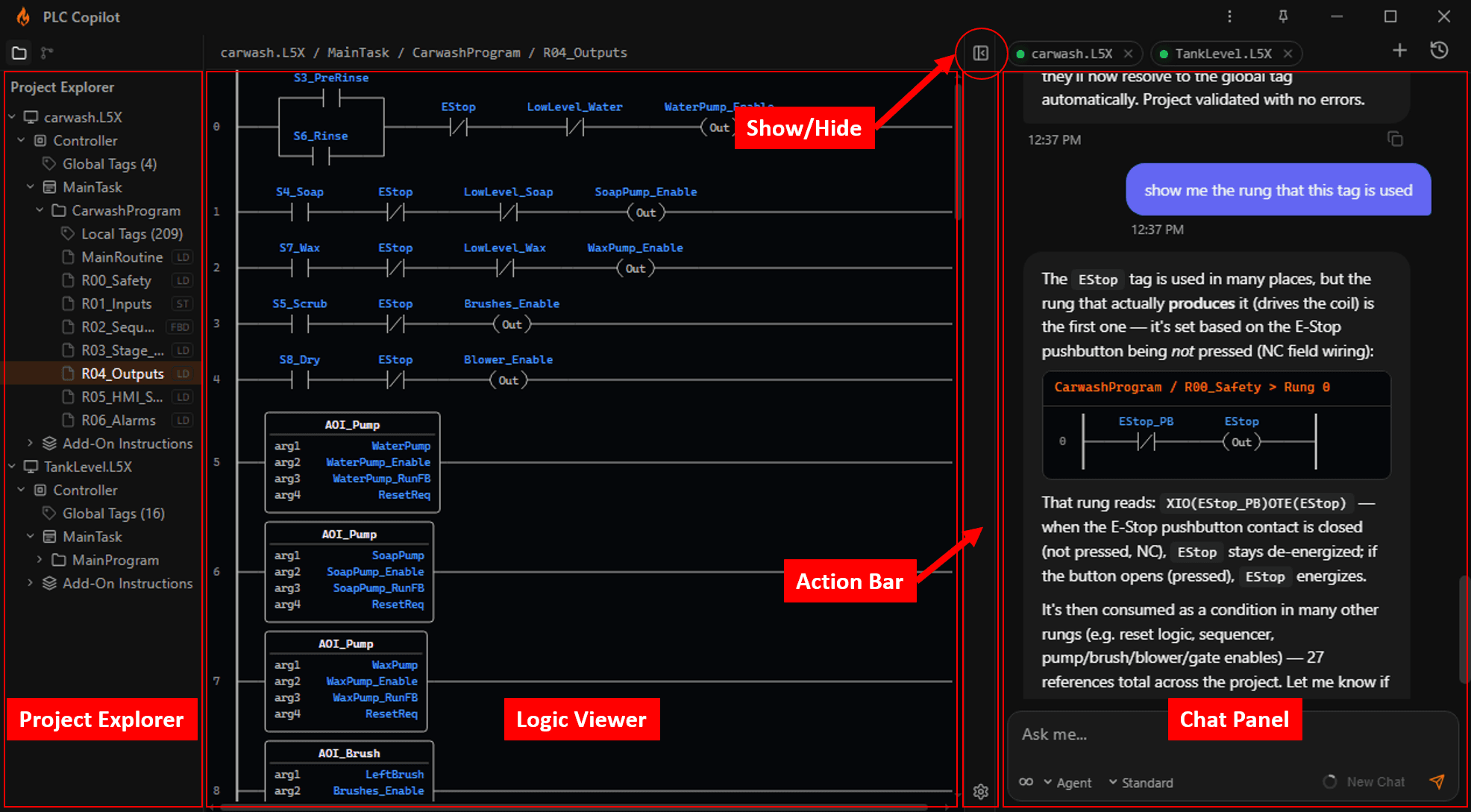 PLC Copilot for Workspace Layout