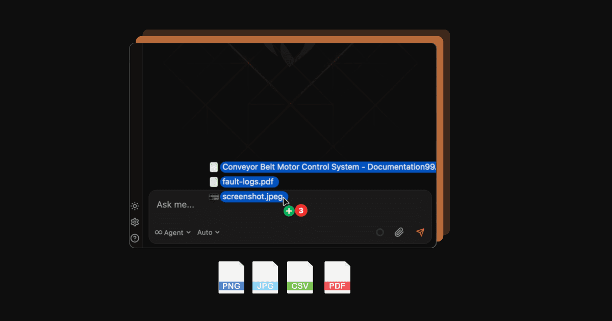 Troubleshooting PLC Logic with Screenshots and Datasheets in PLC Copilot