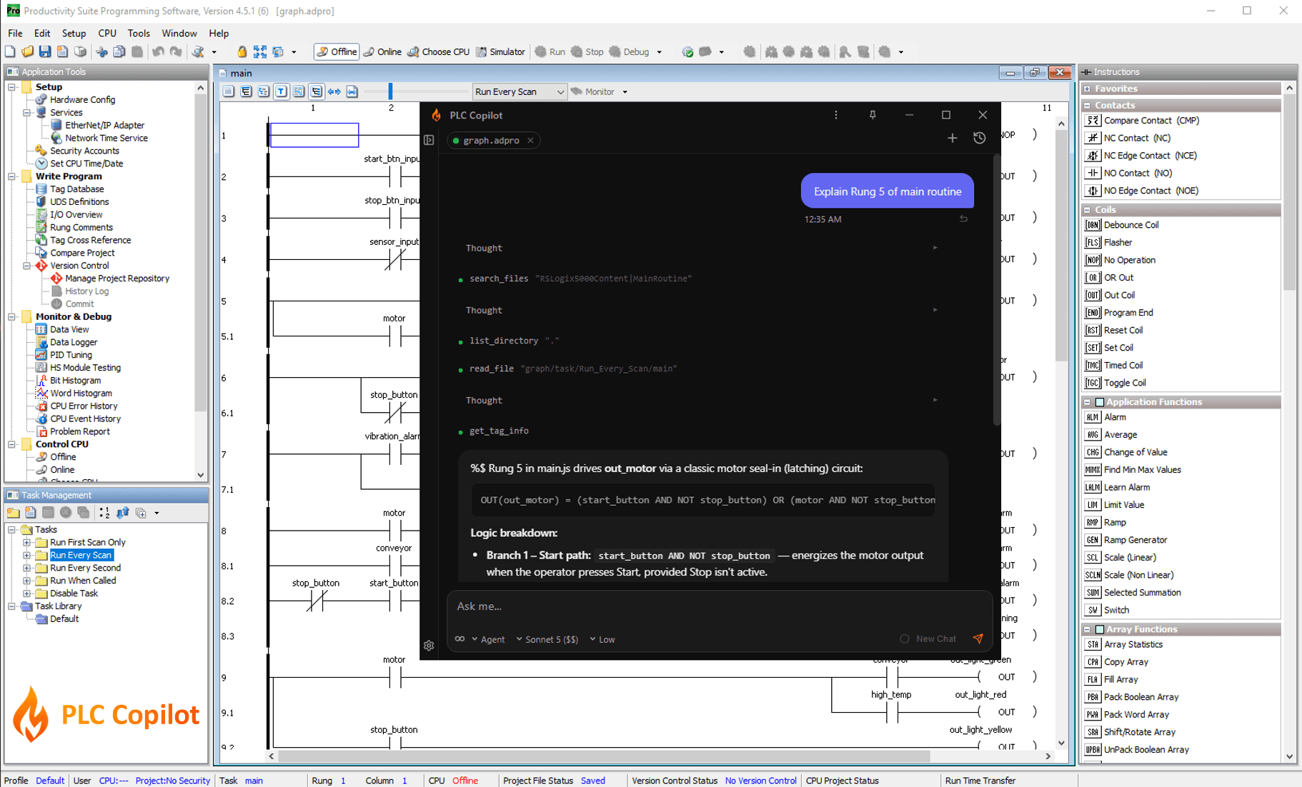 PLC Copilot for Productivity Suite