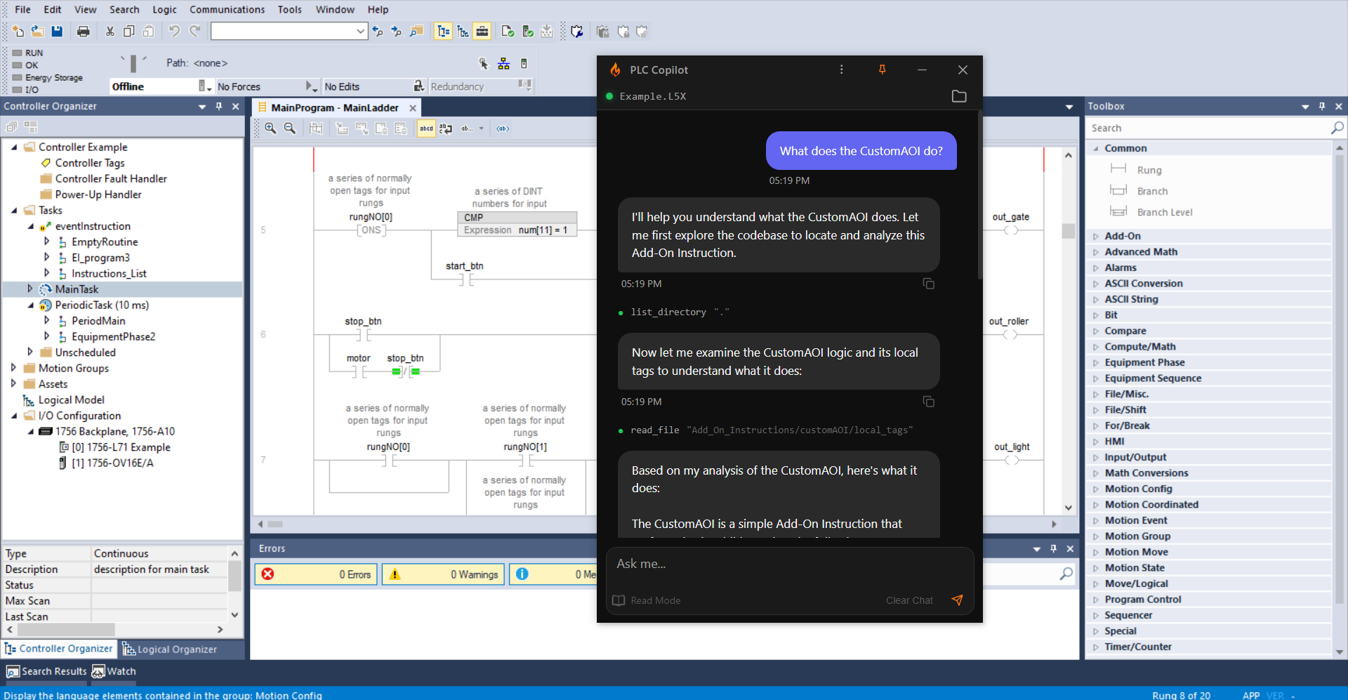 PLC Copilot with Studio 5000